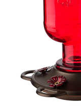 More Birds Elixir Hummingbird Feeder, Vintage Glass Medicine Bottle Hummingbird - Image 3