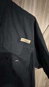 Large Black Columbia Men's PFG Bahama II Short Sleeve Shirt - Image 3
