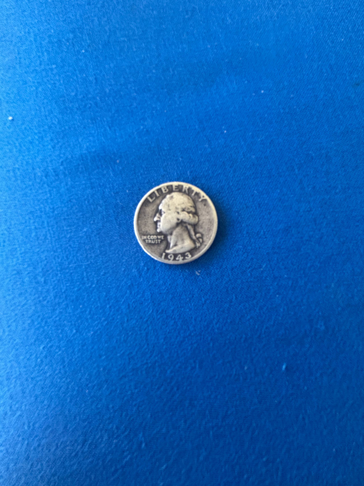 1943 DDO ERROR Washington Silver Wartime Quarter 