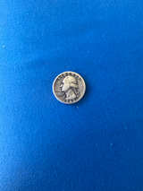 1943 DDO ERROR Washington Silver Wartime Quarter  - Image 1