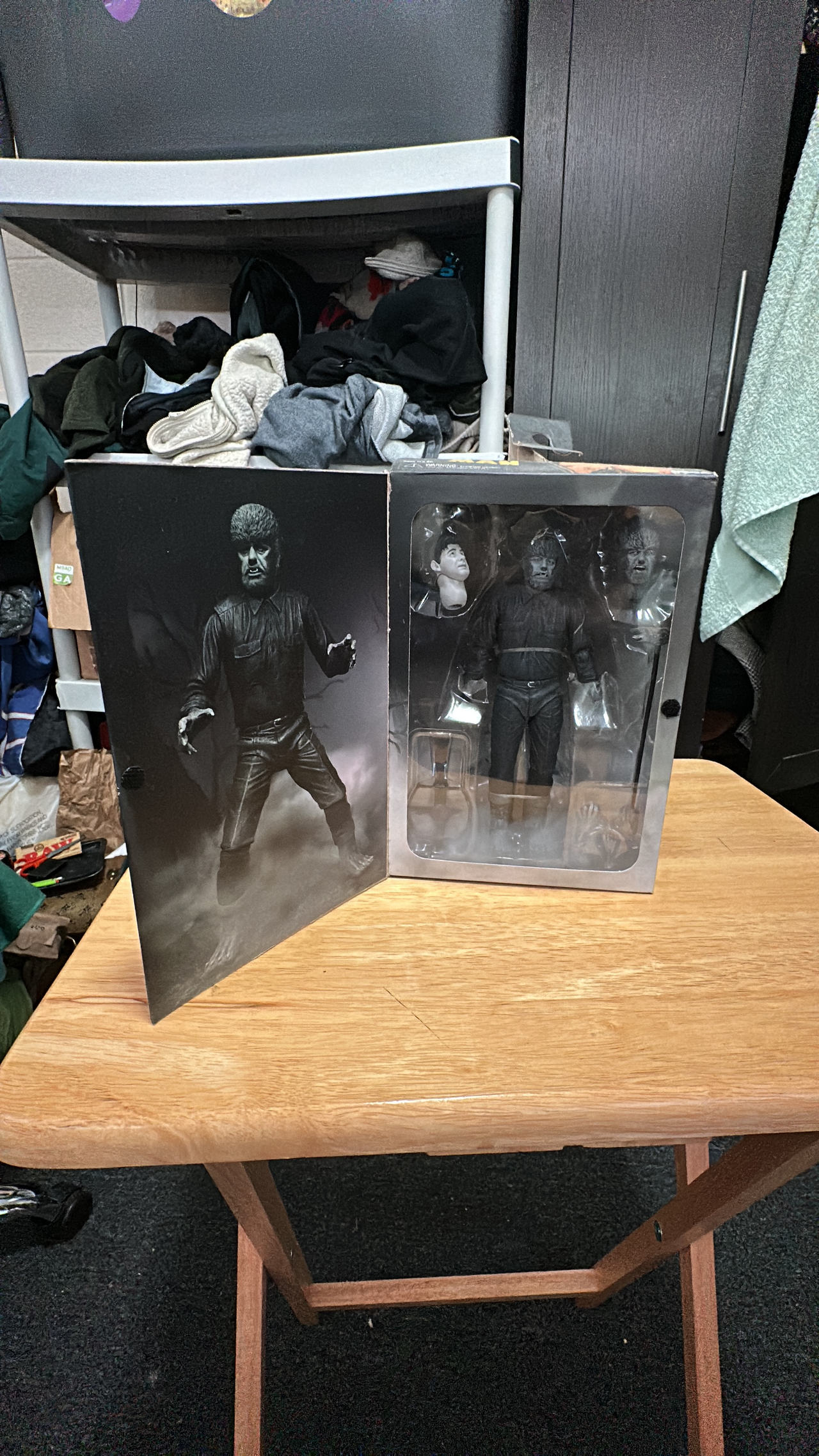 NECA Universal Monsters Ultimate The Wolf Man (Black & White) Action Figure