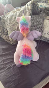 Homerbest Pink Rainbow Unicorn Plush - Image 5