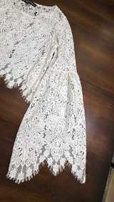 For Love & Lemons Lace Bell Sleeve Crop Top Small - Image 3