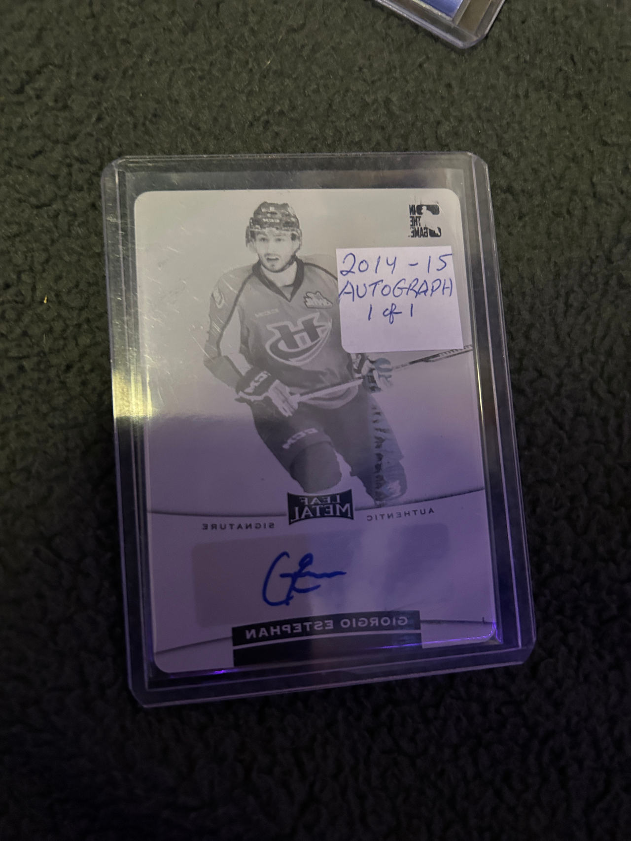 Giorgio Estephan Autograph Hockey Card