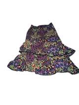 Eva Mendes New York and Company Tiered Floral  Skirt with Lace Trim Size 14 - Image 6