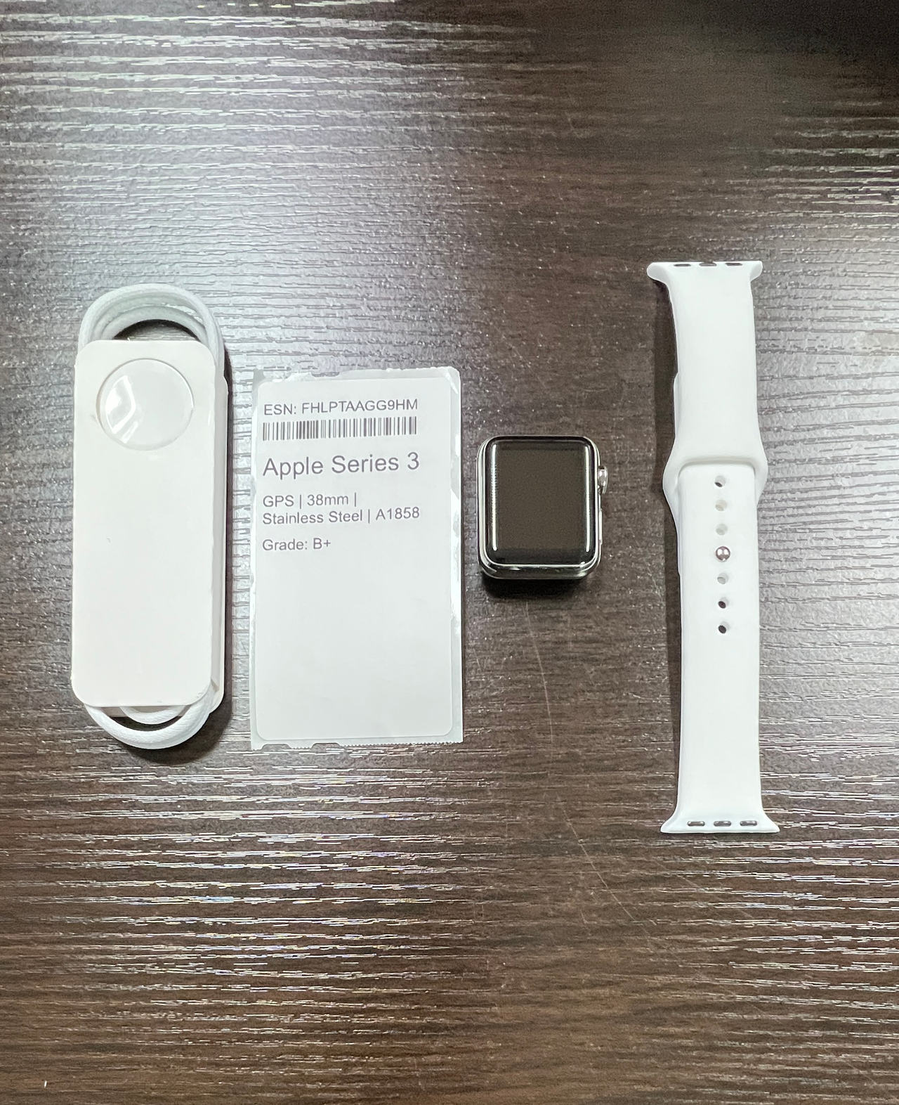 Apple Watch Series 3 38mm Stainless Steel Case (GPS + Cellular)