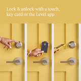Level Lock Touch Edition Smart Lock Matte Black Smart Bluetooth Electronic Deadb - Image 7
