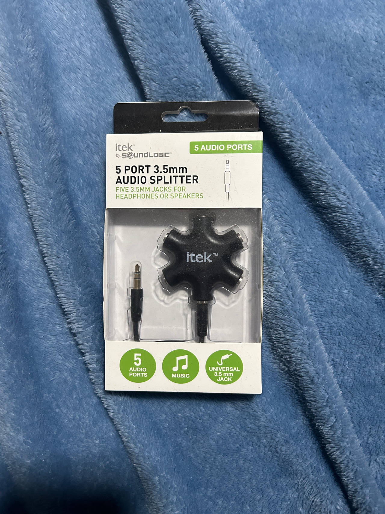 itek 5 Port 3.5mm Audio Splitter