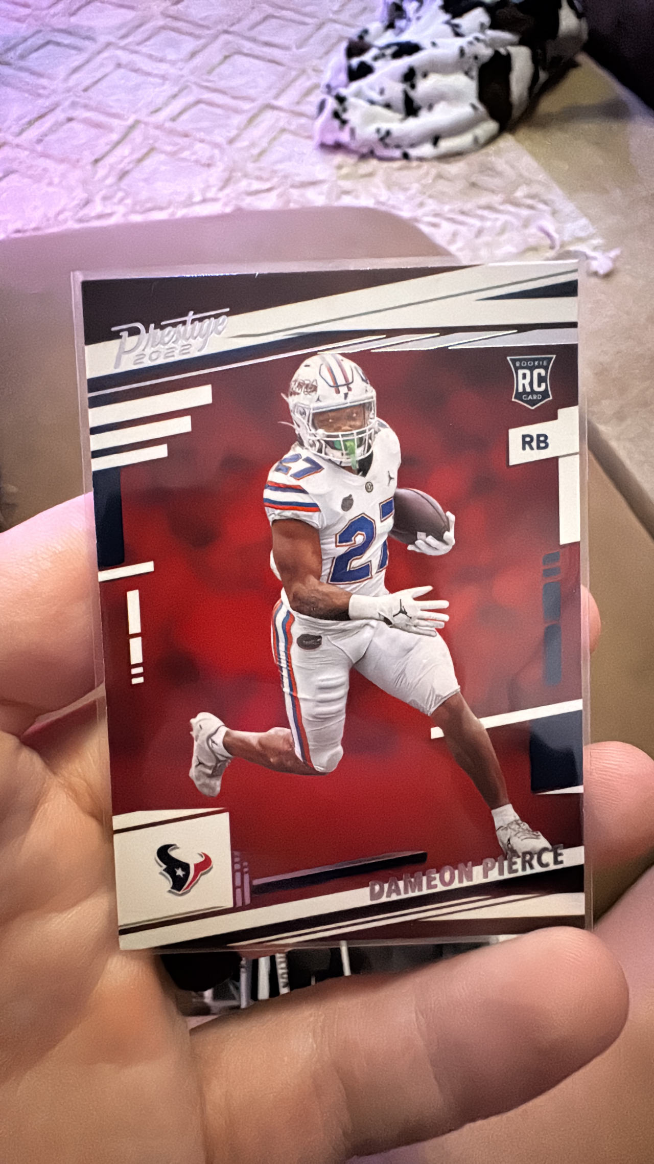 2022 Panini Playoff Football Rookie Card Dameon Pierce