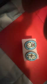 Vintage Italian Micro Mosaic Brooch x2 - Image 2