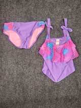 Cat & Jack Girls' Mesh Ruffle Tankini Set - Image 6