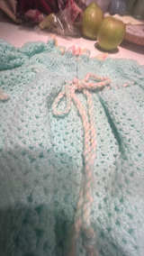 Handmade Crochet Baby Dress - Image 2