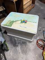 Terry & Vogel Hand Painted Wooden Storage Chest - Image 2