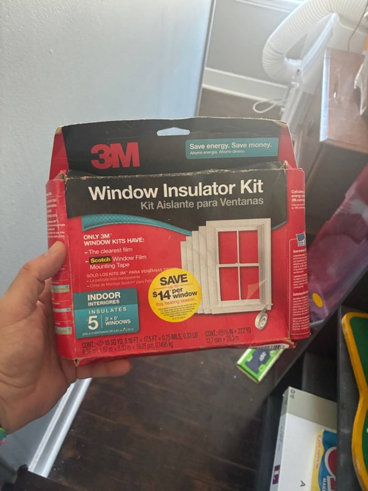 3M Indoor Window Insulator Kit, 5-Window