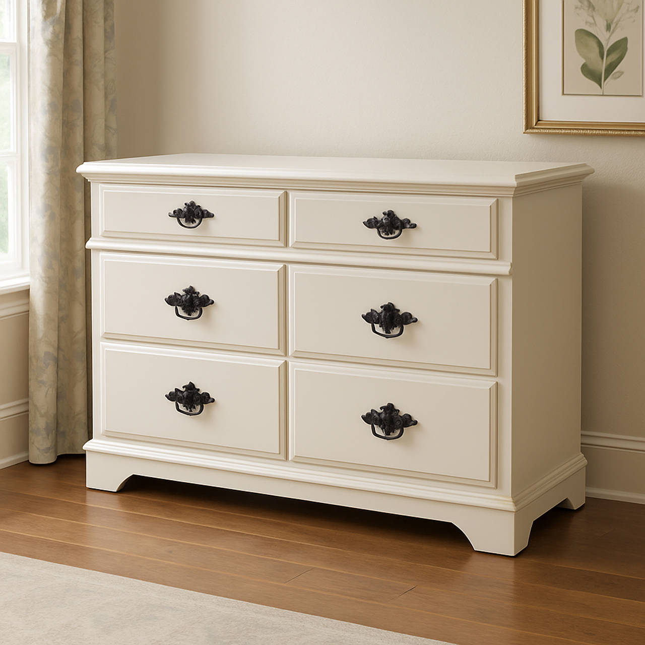 2 Hinkle Harris Cherry wood dressers one 4ft wide  and one 3ft wide 
