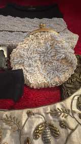 Vintage Beaded Evening Clutch Bag - Image 3