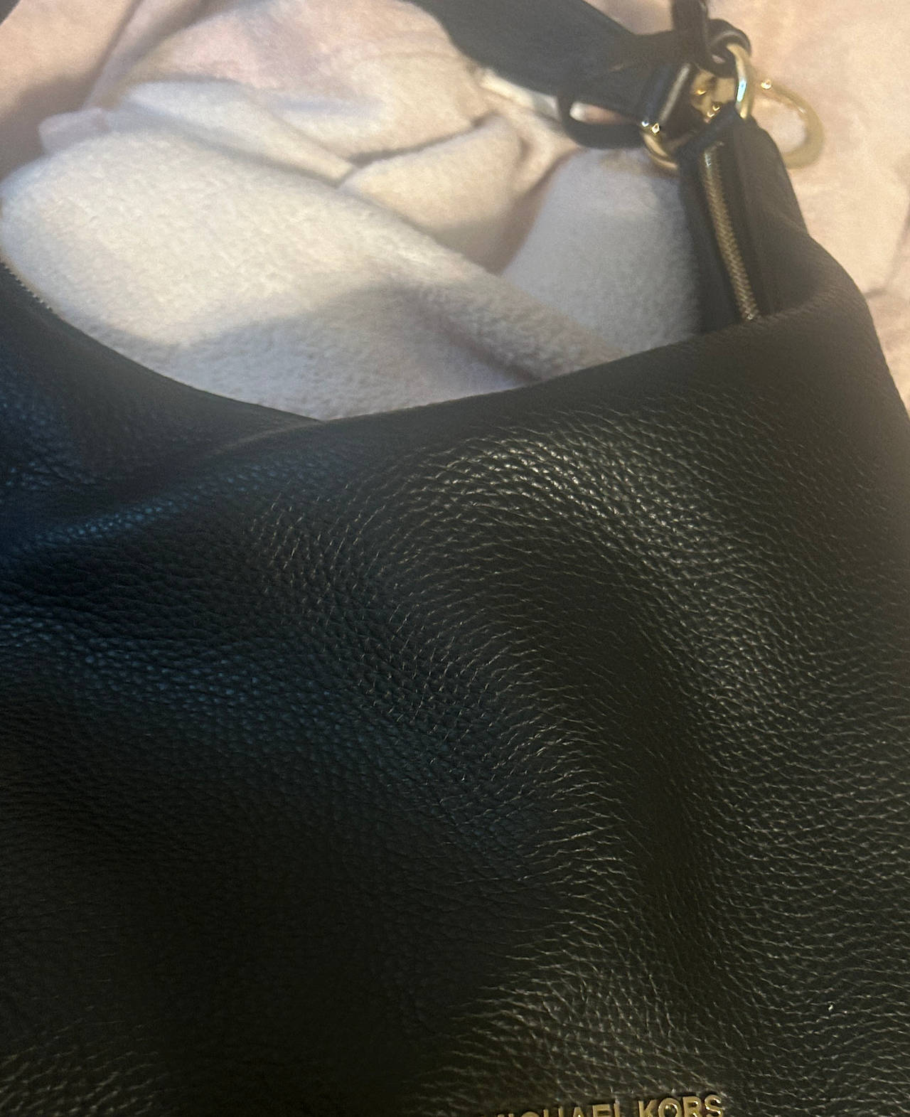 Michael Kors Bedford Pebbled Leather Hobo Bag
