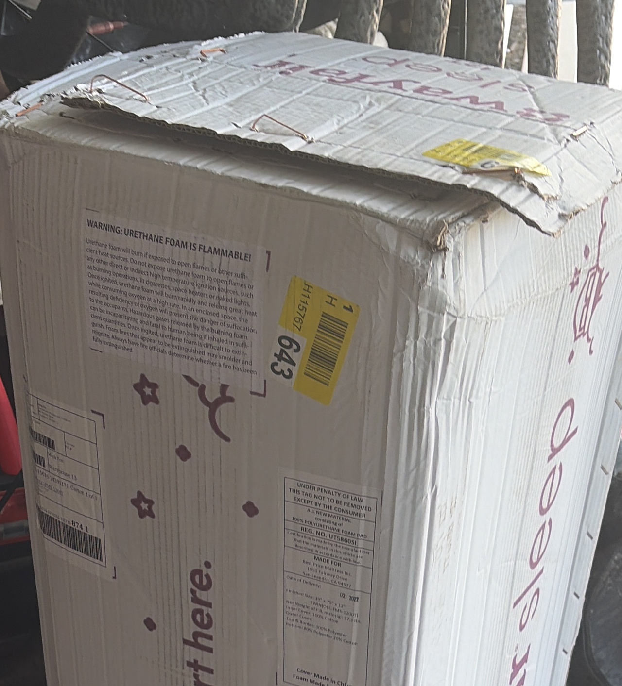Wayfair Sleep Memory Foam Twin Mattress
