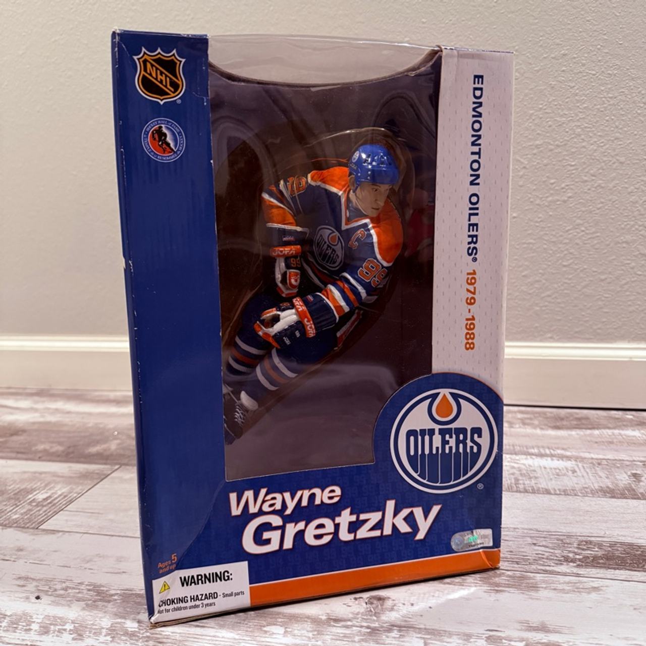 McFarlane Wayne Gretzky Legends Series 1 Blue Jersey Figure Edmonton Oilers