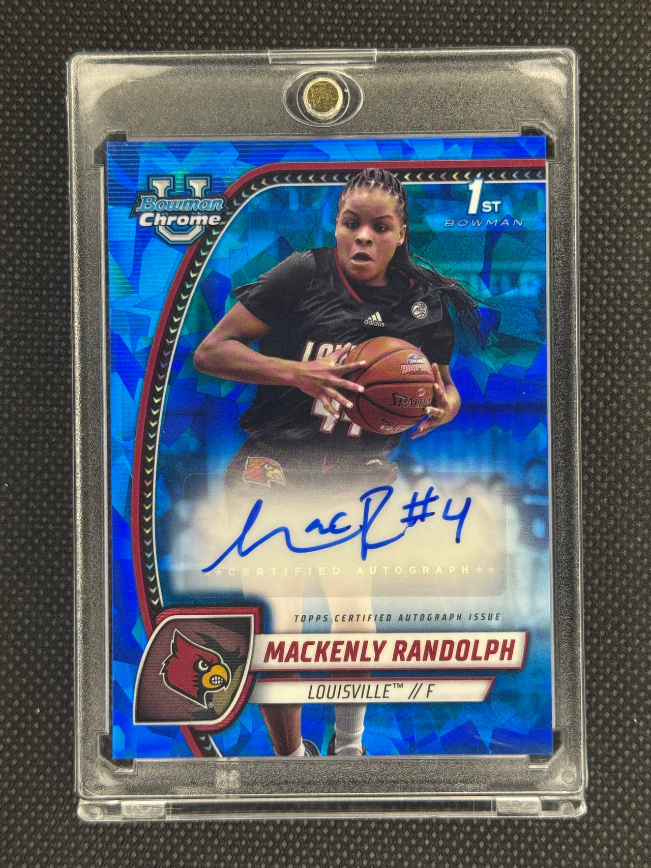 2022 Bowman University Chrome Mackenly Randolph Autograph Card