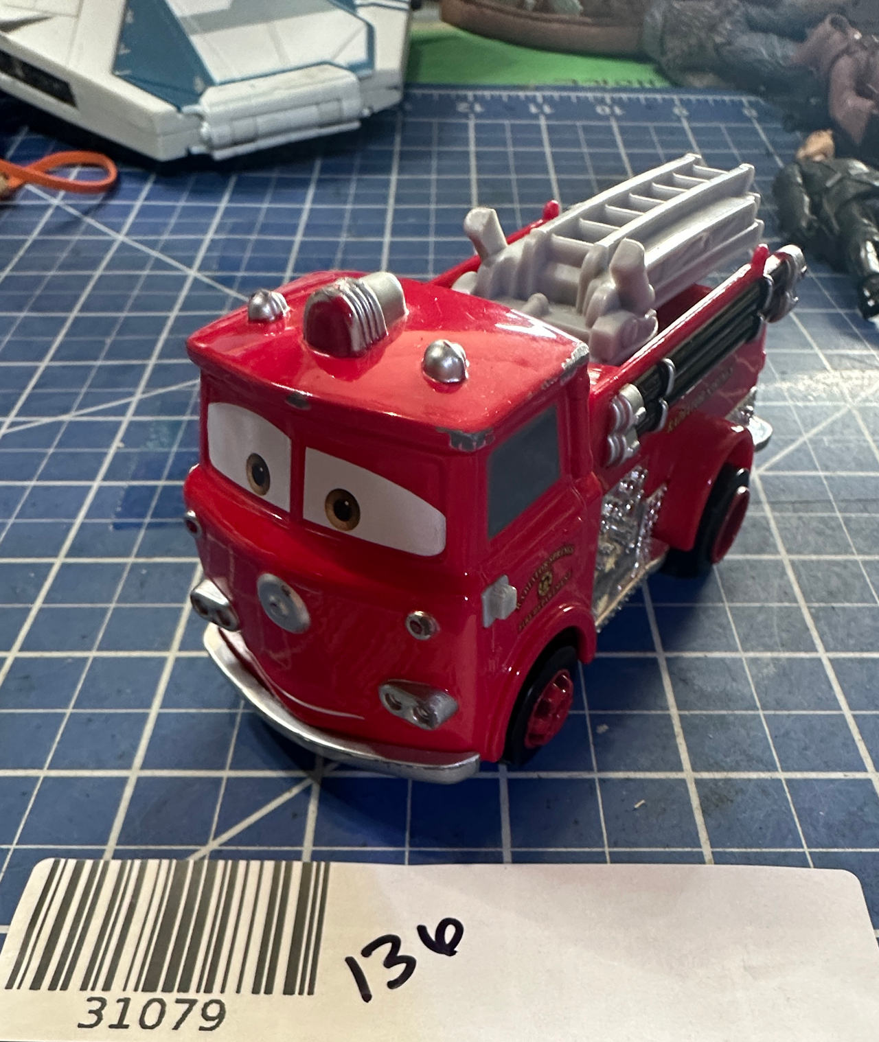 Disney Pixar Cars RED  Die-Cast Fire Truck.  136