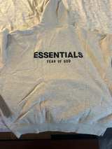 Fear of God Essentials Hoodie Oatmeal Heather - Image 5