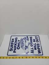Seaweed Surf Co. Surfer Parking Only Metal Sign - Image 2
