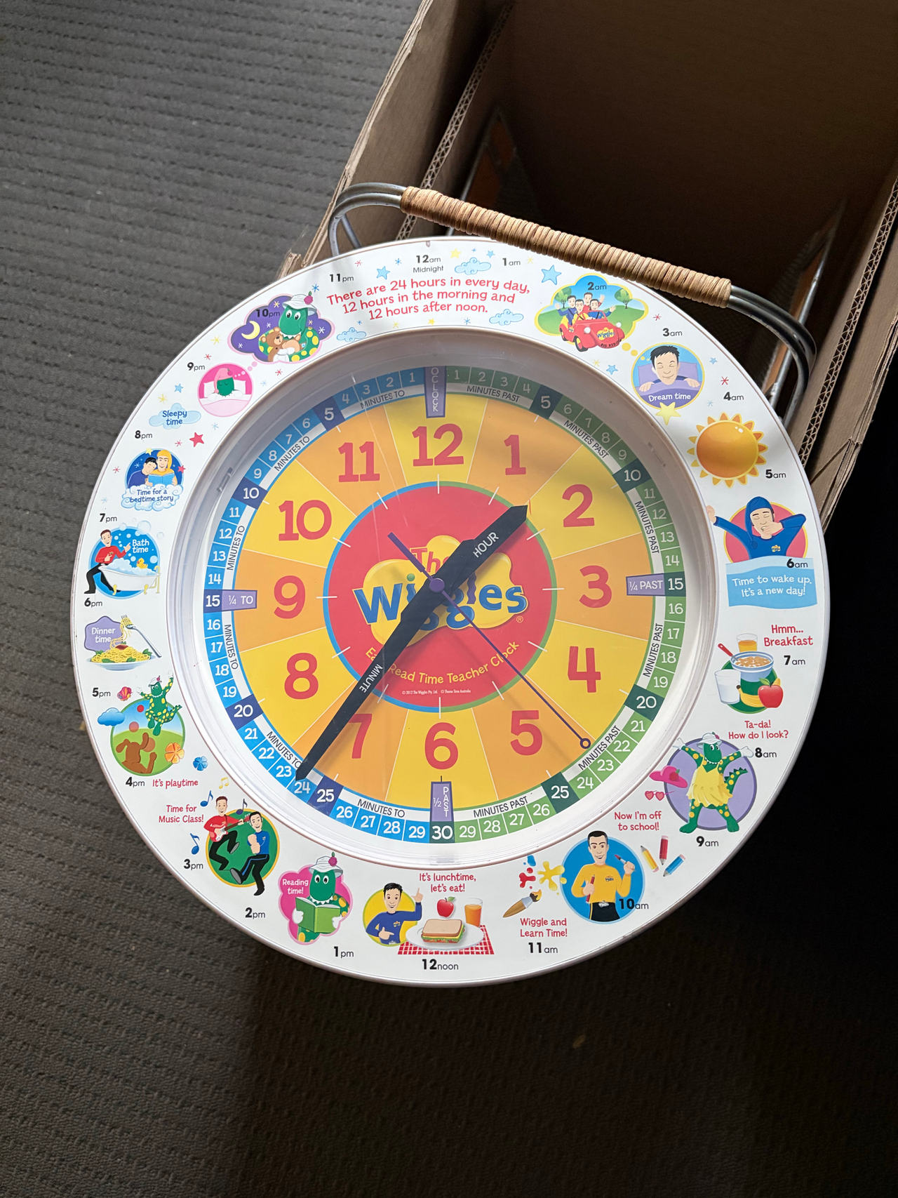 The Wiggles Read Time Teacher Clock