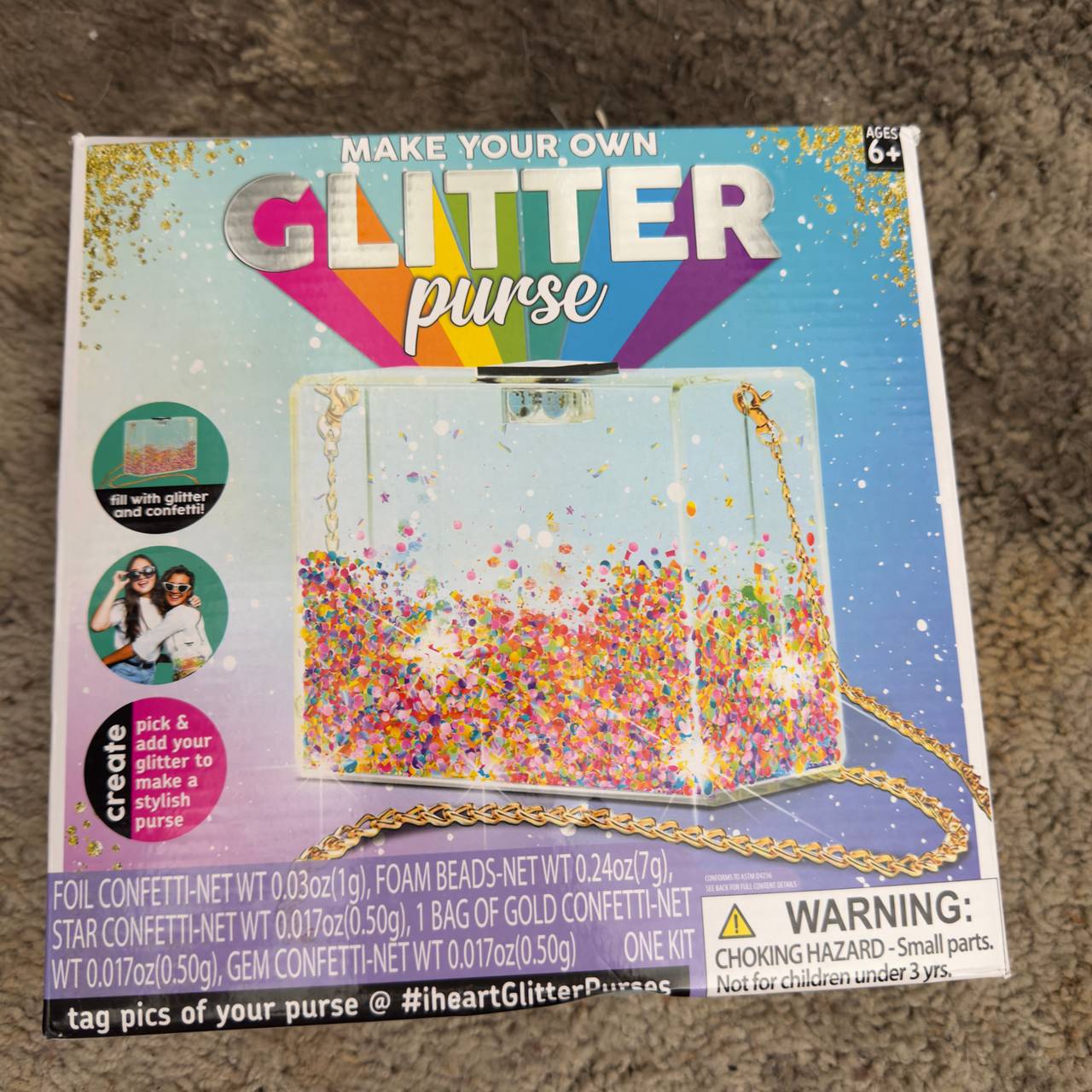Horizon Group USA Make Your Own Glitter Purse Kit