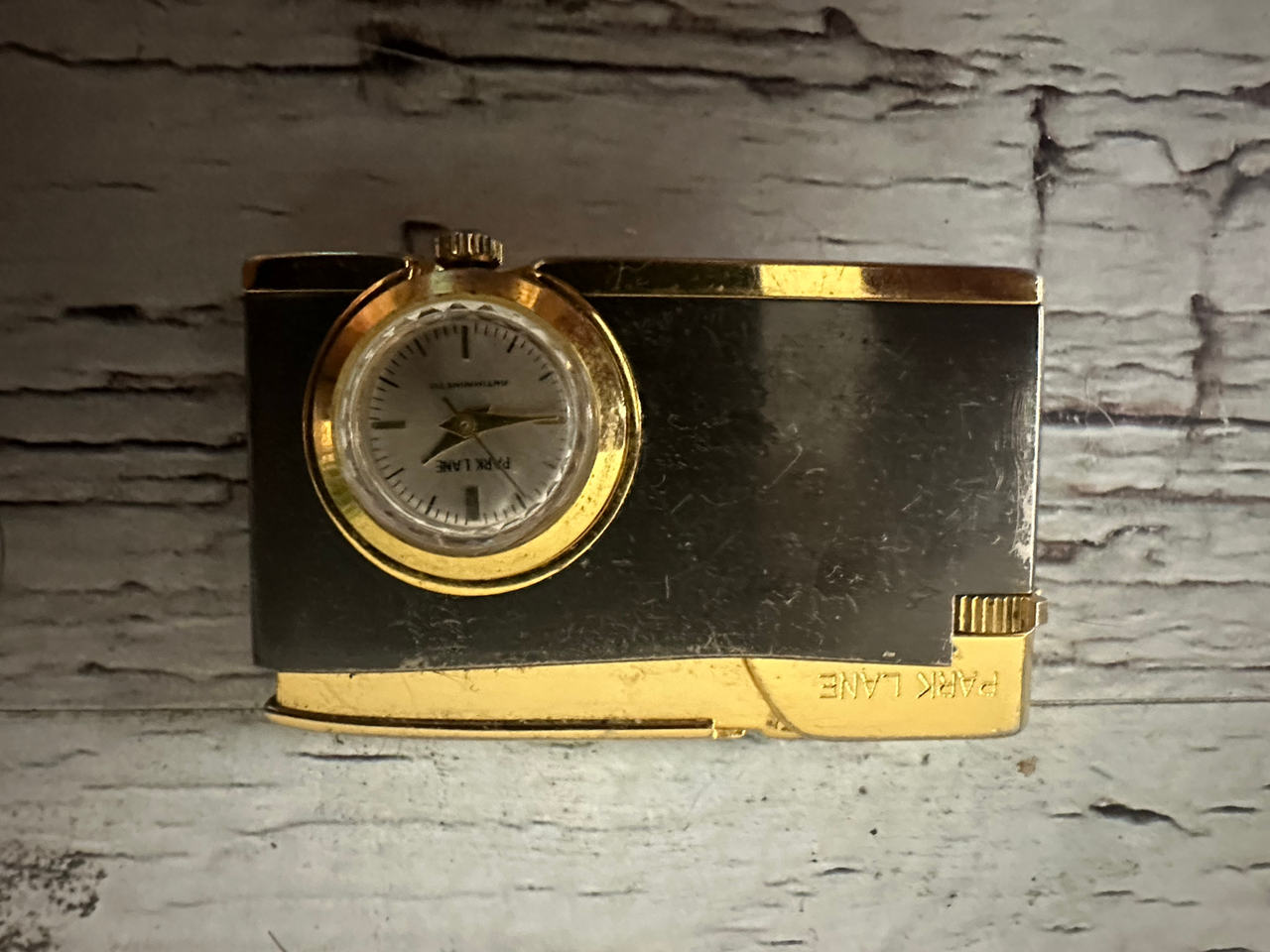 Antique Park Lane Lighter with Watch