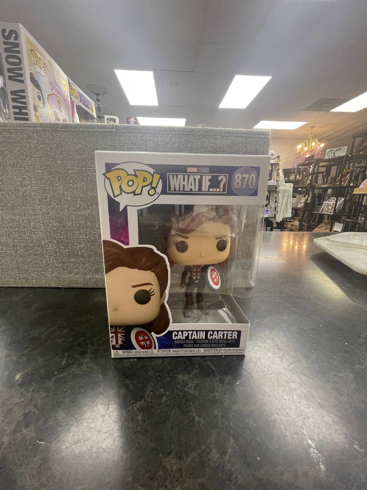 Funko Pop! Marvel What If...? Captain Carter Vinyl Figure