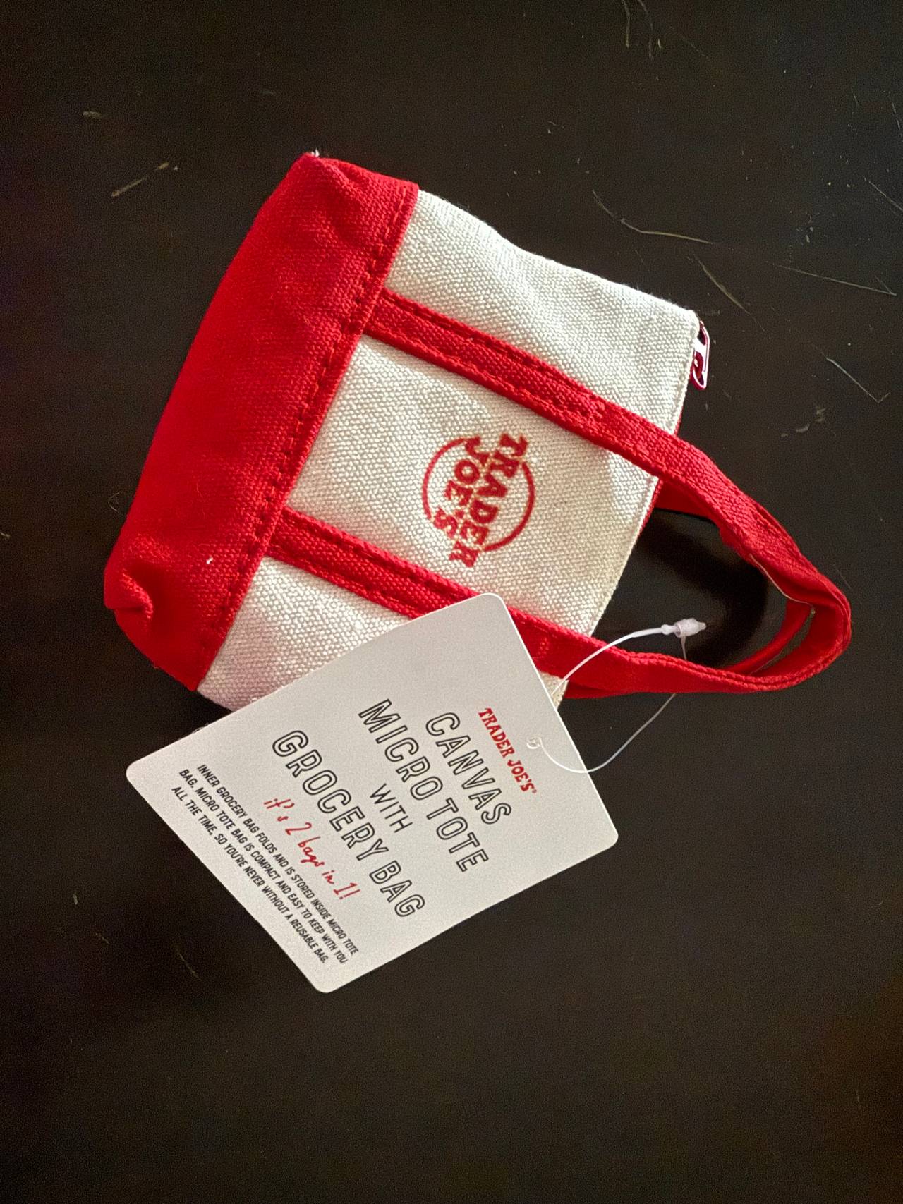 Trader Joe's Canvas Micro Tote
