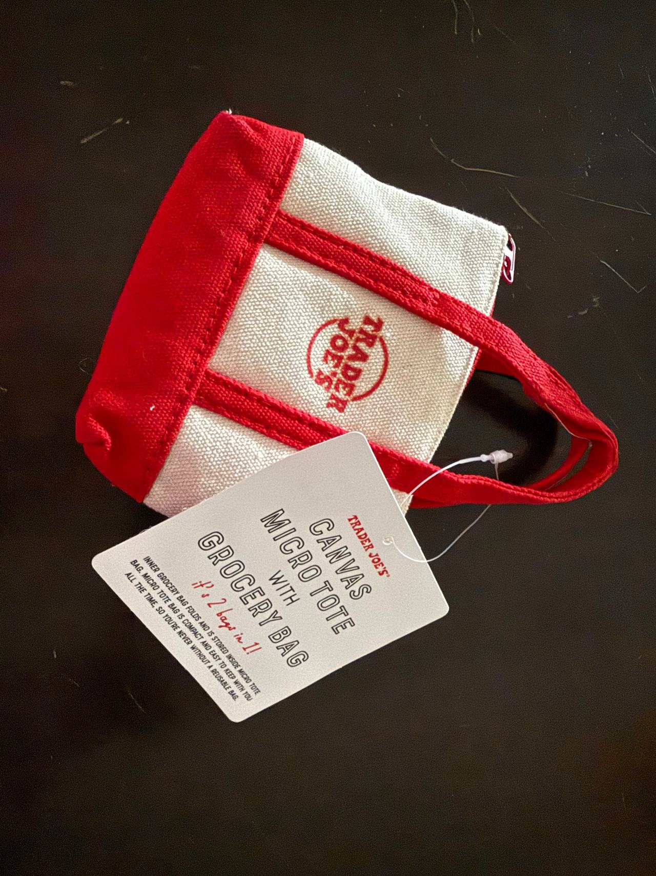 Trader Joe's Canvas Micro Tote