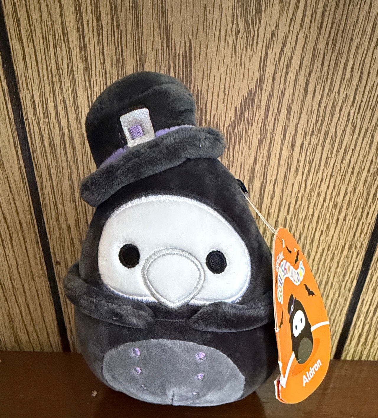 Squishmallows Aldron the Plague Doctor Halloween Plush