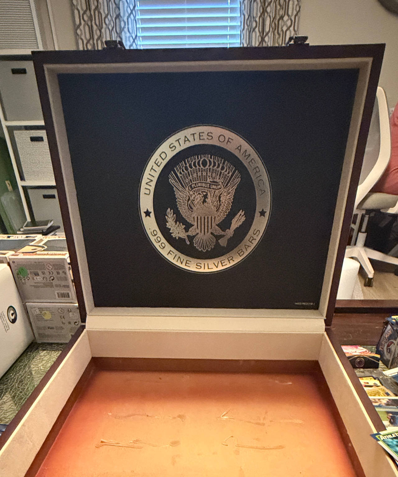 National Collector's Mint Silver Bar Display Box