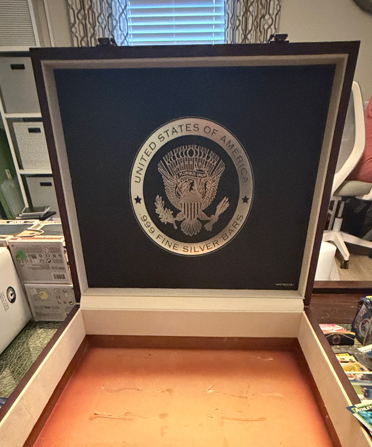 National Collector's Mint Silver Bar Display Box