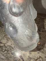 Lalique Saint Francois Art Glass Vase – HAS DAMAGE LOOK AT PICS - Image 2