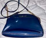 Michael Kors Jet Set Emmy Leather Dome Crossbody Bag Medium - BLUE - Image 2