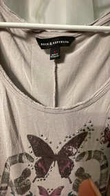 Women's Large Rock & Republic Graphic T-Shirt, Butterflies and Snakes Etc  - Image 2