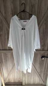 White Schweitzer Linen Pima Cotton Nightgown XL - Image 2