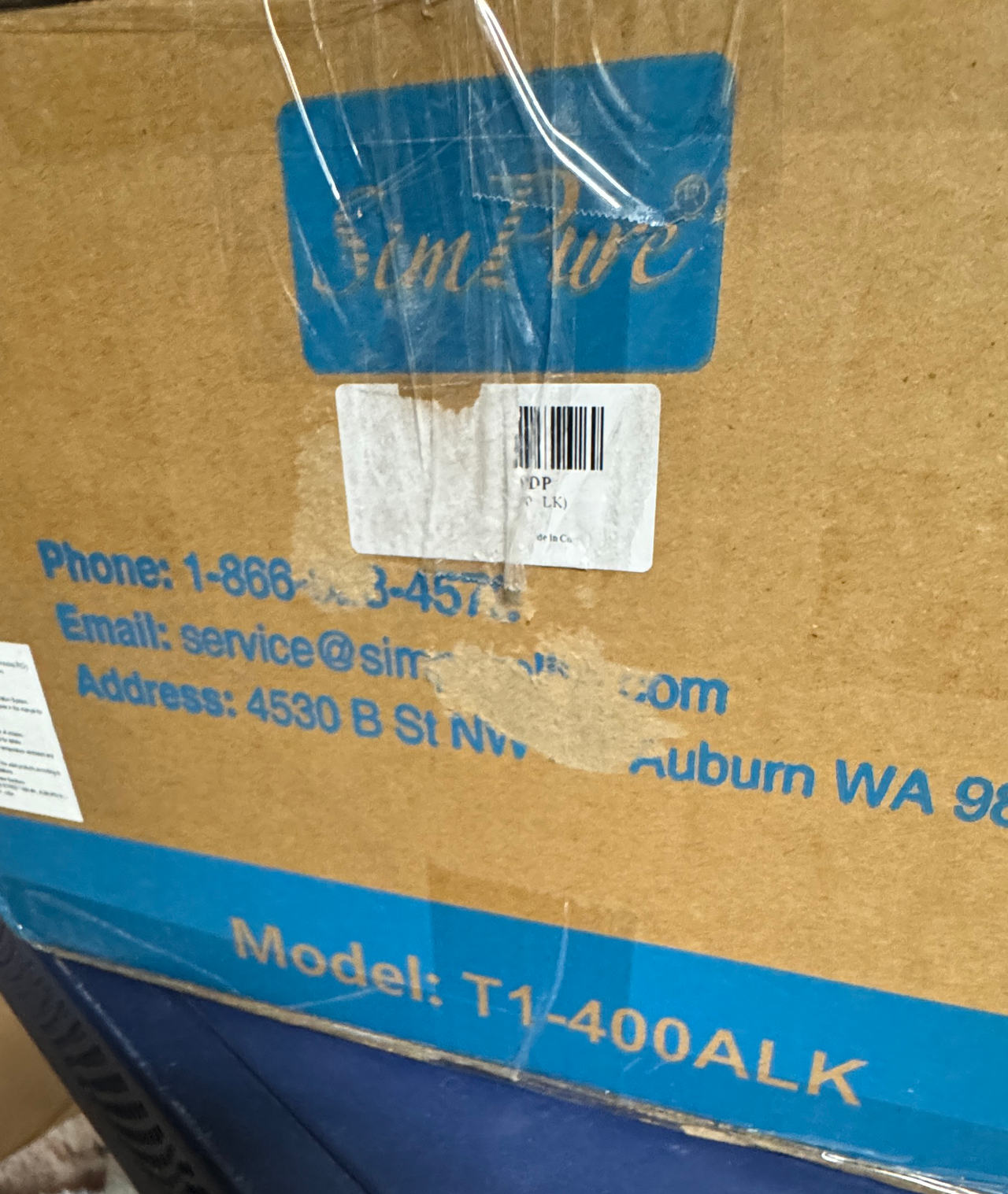 SimPure T1-400ALK Reverse Osmosis Water Filtration System