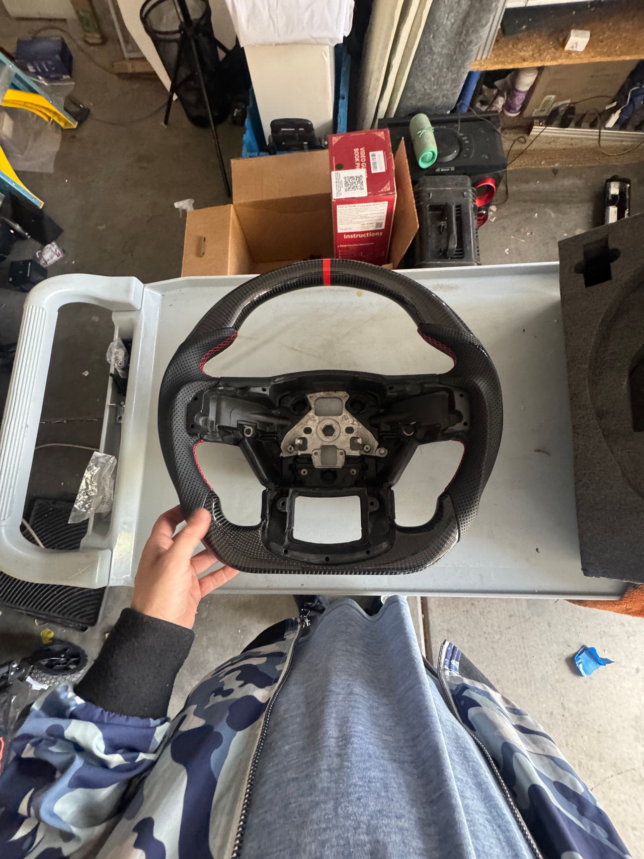 Ford F-150 Raptor Carbon Fiber Steering Wheel