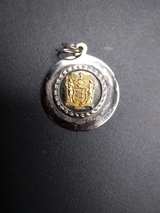 New Jersey State Seal Two-Tone Pendant Charm - Image 2