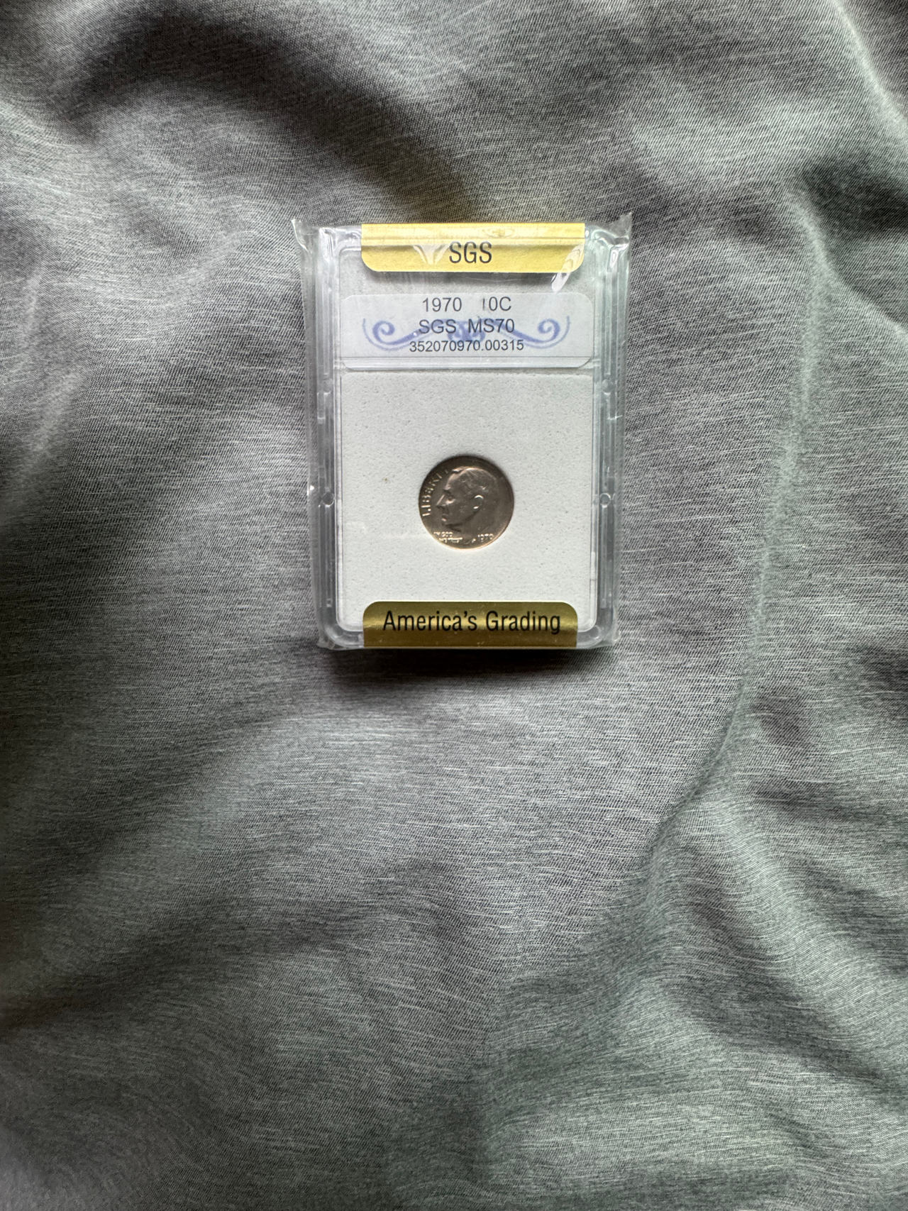 1970 Roosevelt Dime