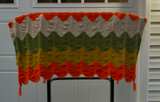 Vintage Handmade Crochet Afghan Blanket - Image 1