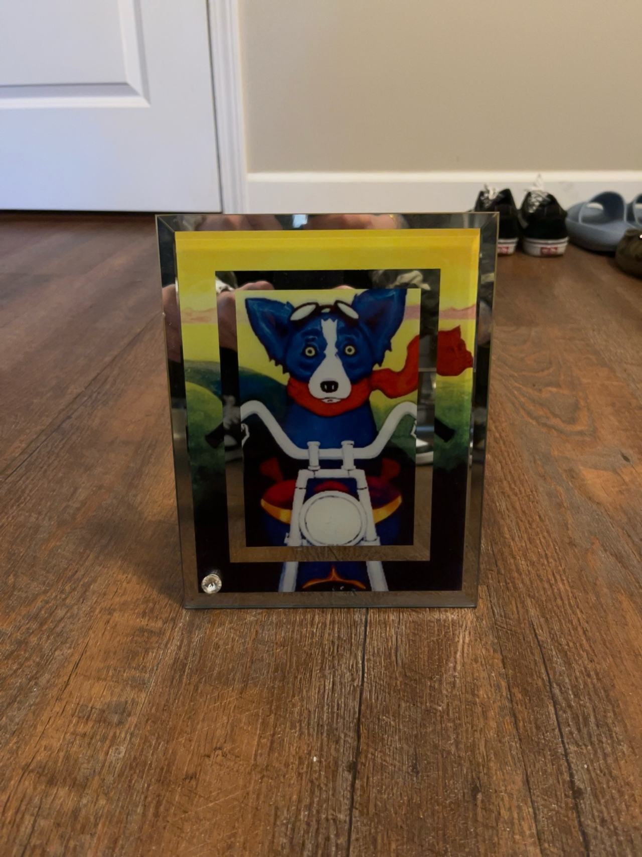 George Rodrigue Blue Dog "A Faster Breed" Canvas Print
