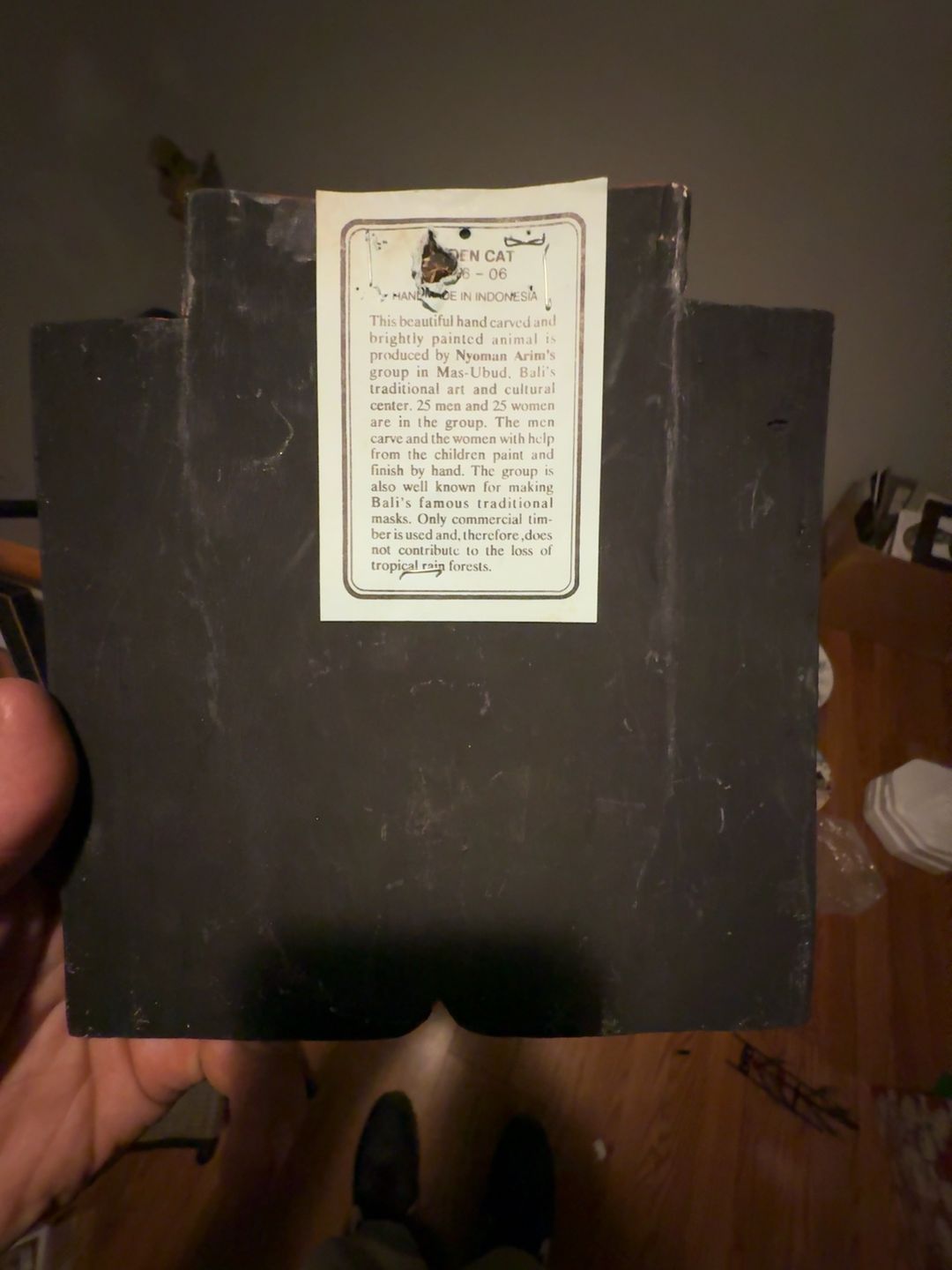 Artisan Wooden Plaque Folk Art Retablo