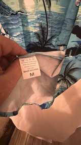 Men's Blue Tropical Hawaiian Shirt - Image 3