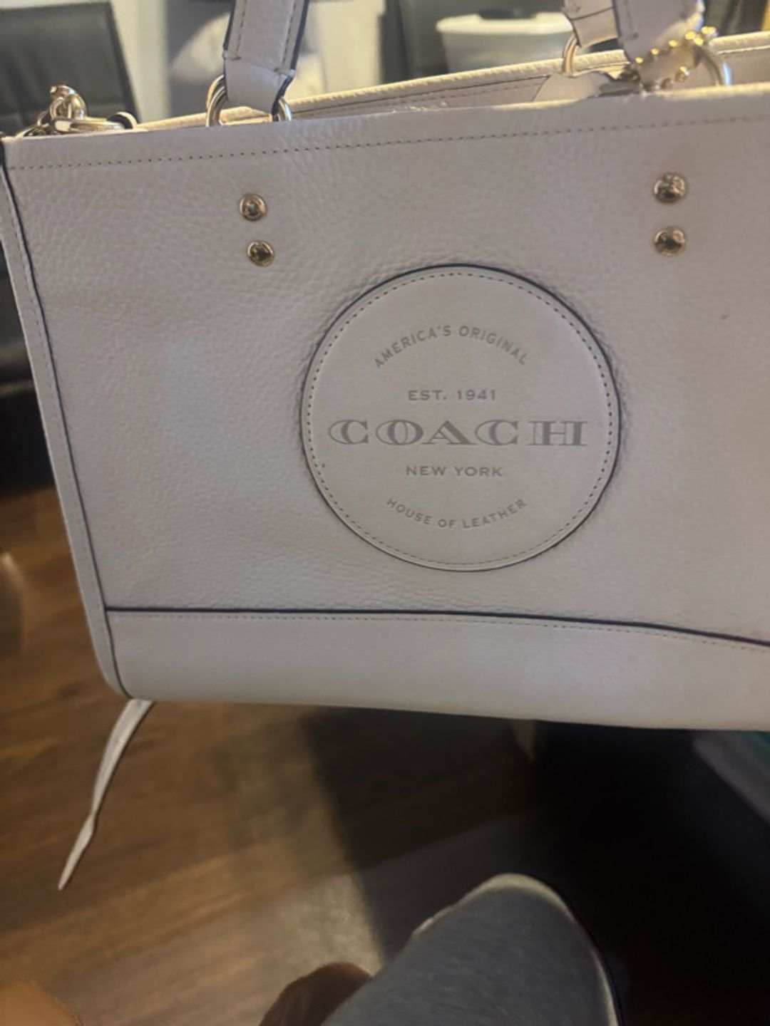 Coach Dempsey Carryall Bag White