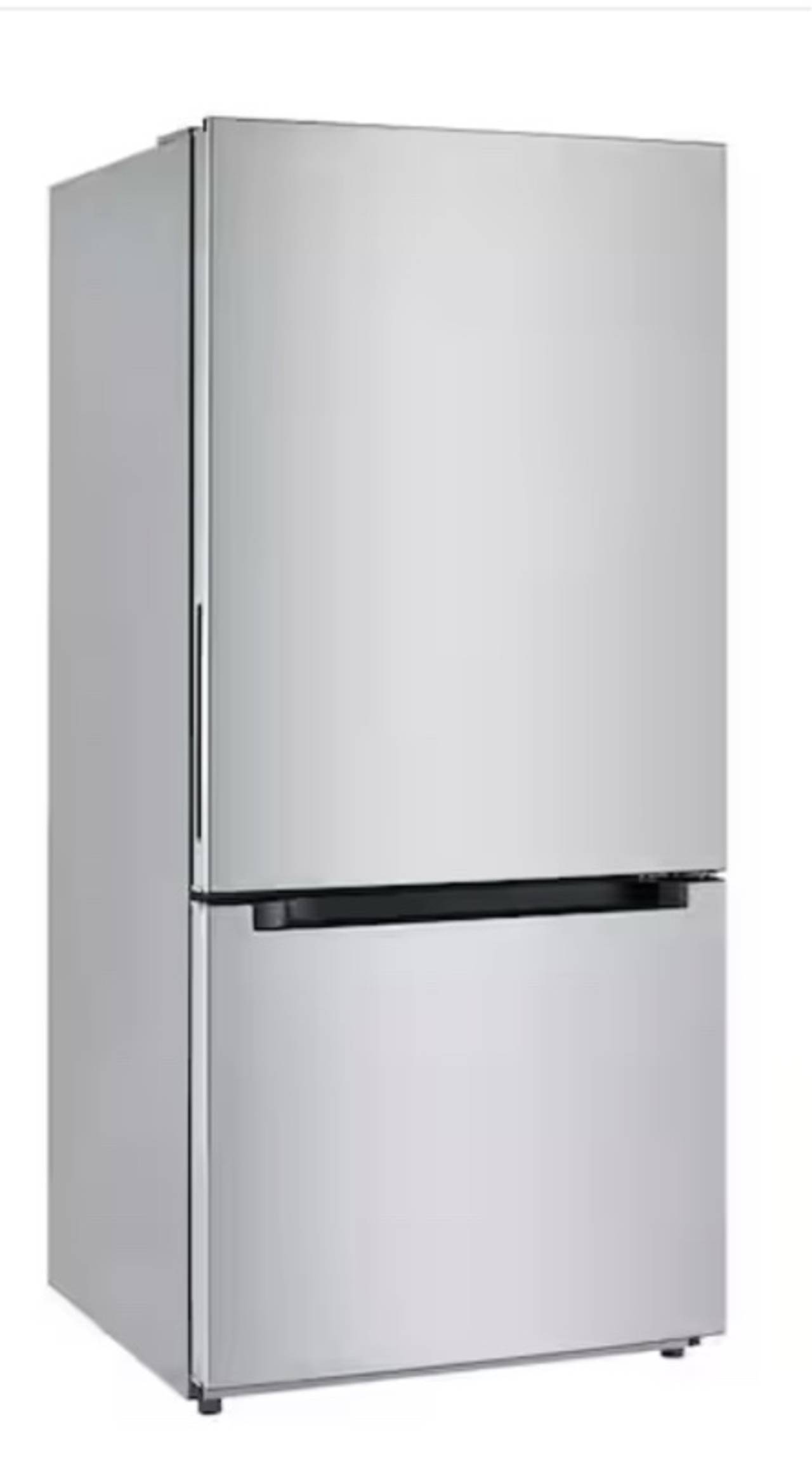 Vissani 18.7 CuFt Bottom Freezer Refrigerator in stainless Steel Model MDBF18SS